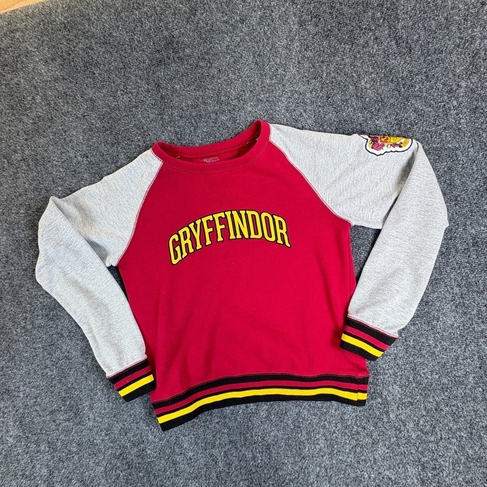 Universal Studios Harry Potter Gryffindor Sweatshirt Kids XL Red Fleece Lined